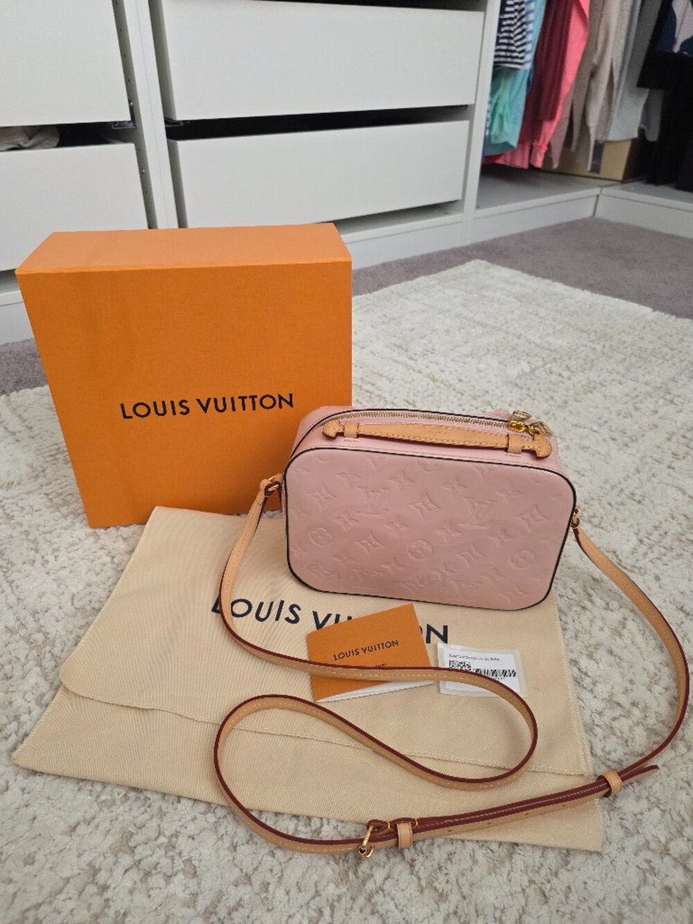 Louis Vuitton Pink Santa Monica Camera bag